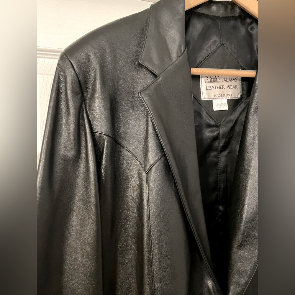 🎉Host Pick🎉 Alamo authentic LEATHER western jacket